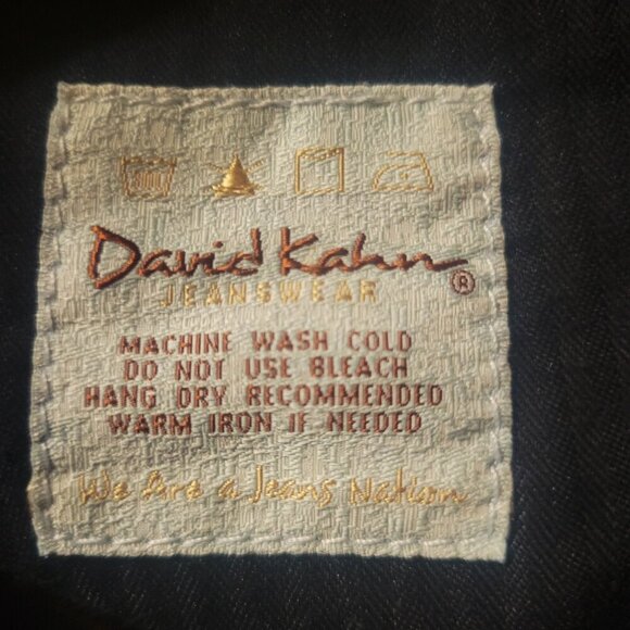 David Kahn Women's Dress Wide Leg Flare Jeans Dark Wash - Size - Picture 9 of 14